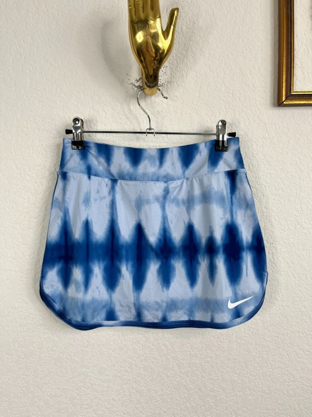 Nike Pure Skort Tennis Skirt Tie Dye Royal Tint/White